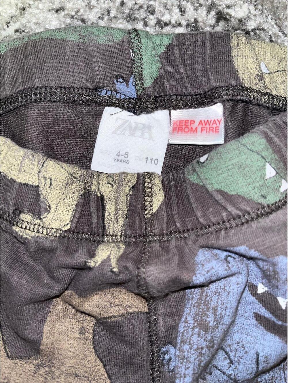 Zara Size 4/5 yrs Boy Dino Bottoms Stretch Waist